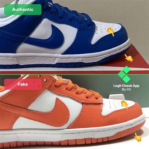 how to tell if nike dunks are real or fake|authentic nike sb dunks.